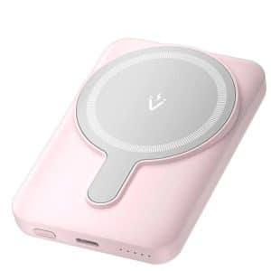 powerbank de color rosa