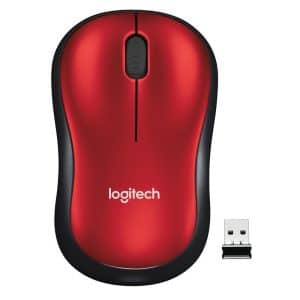 LOGITECH RATON INALAMBRICO M185 ROJO