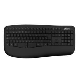 TECLADO PHOENIX K201 ERGONOMICO WIRELESS