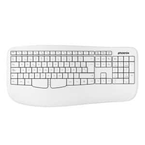 TECLADO PHOENIX K201 ERGONOMICO WIRELESS