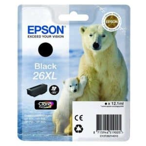 TINTA EPSON C13T26214012 BLACK 26XL