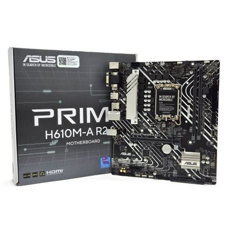 ASUS PLACA BASE PRIME H610M-A R2.0 SOCKET 1700 MICRO ATX GEN 14 Y 13 / 4xDDR5/ 2xM.2