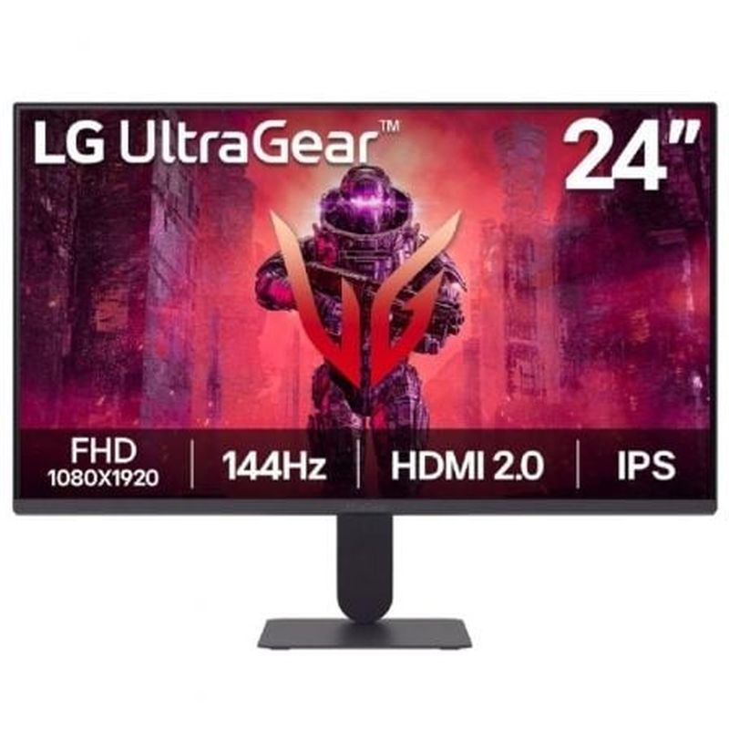 LG MONITOR ULTRAGEAR 24G411A-B 23.7 FHD IPS NEGRO DP / HDMI / 1MS / VESA