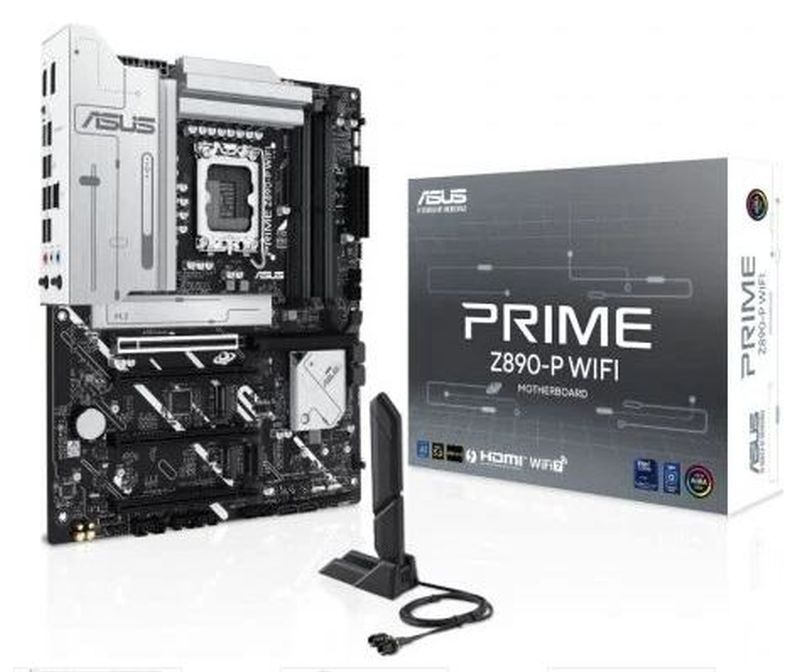 ASUS PLACA BASE PRIME Z890-P WIFI CORE ULTRA SERIE 2 / 4xDDR5 / SOCKET 1851