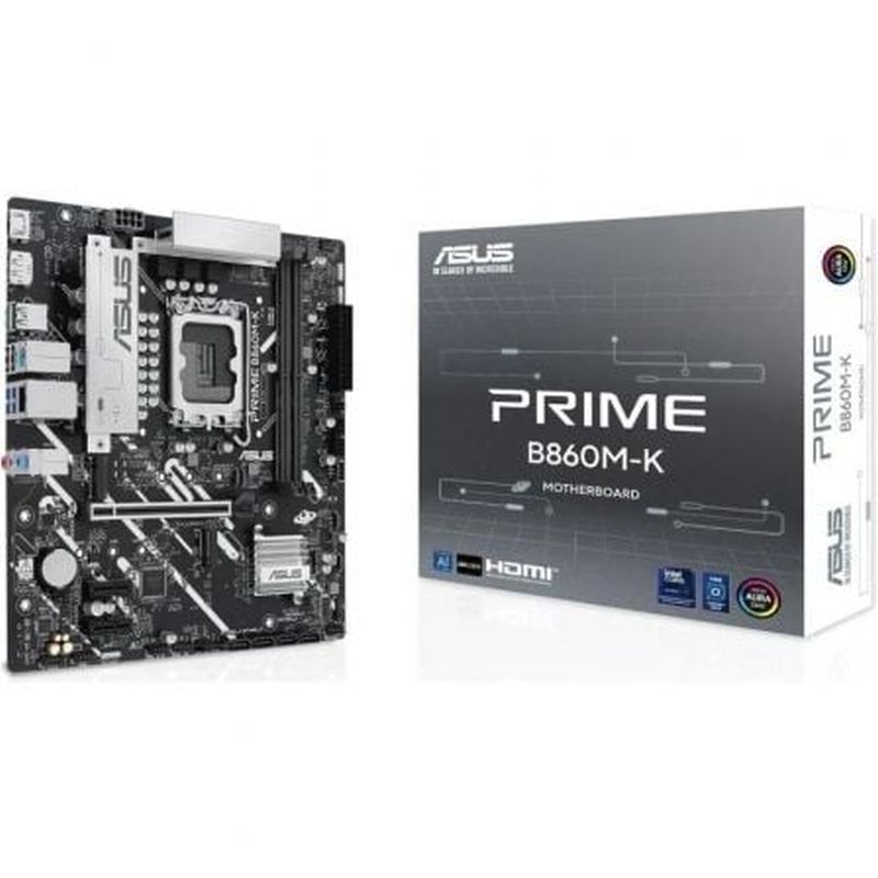 ASUS PLACA BASE PRIME B860M-K LGA 1851 Intel® Core Ultra (Serie 2)/ 2xDDR5/2xM.2