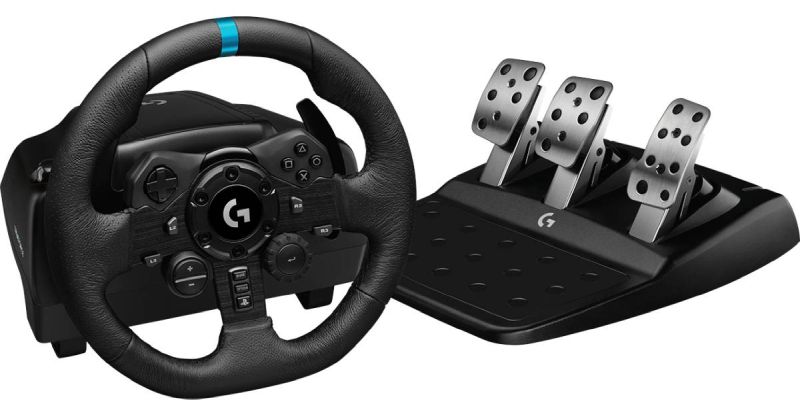 LOGITECH GAMING VOLANTE CON PEDALES G923 TRUEFOCE PlayStation PS5/ PC