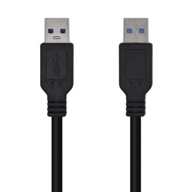 AISENS CABLE ALARGADOR USB 3.0 A105-0446 USB-M - USB-M 1M NEGRO