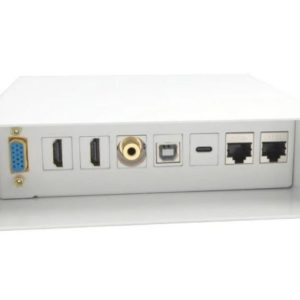 AISENS CAJA DE CONEXIONES DE PARED VGA/2X HDMI/JACK/USB-C/2X RJ45 BLANCA
