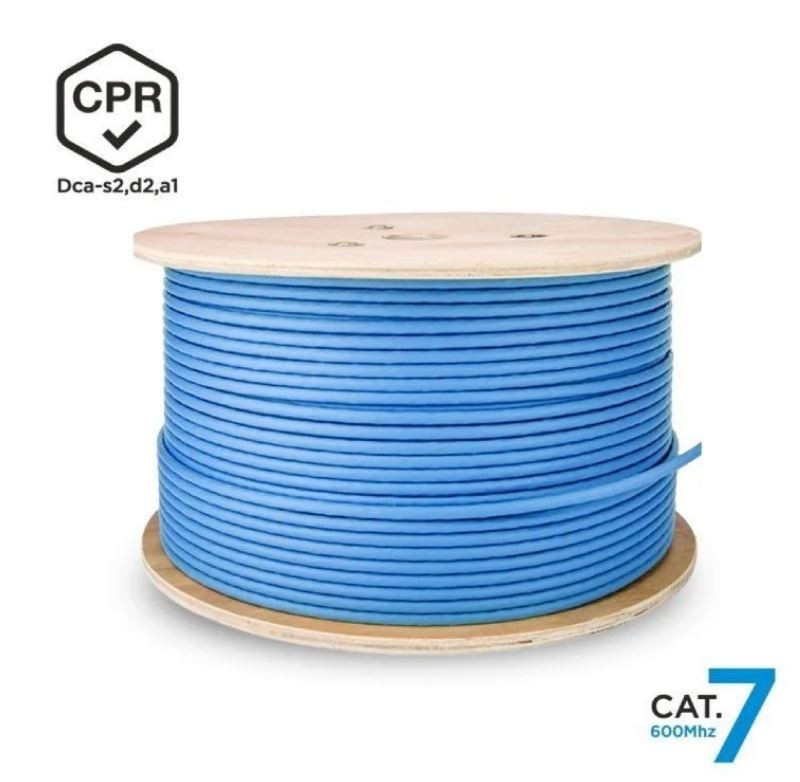 AISENS BOBINA DE CABLE RJ45 SFTP A146-0665 CAT. 7/ 305M/ AZUL
