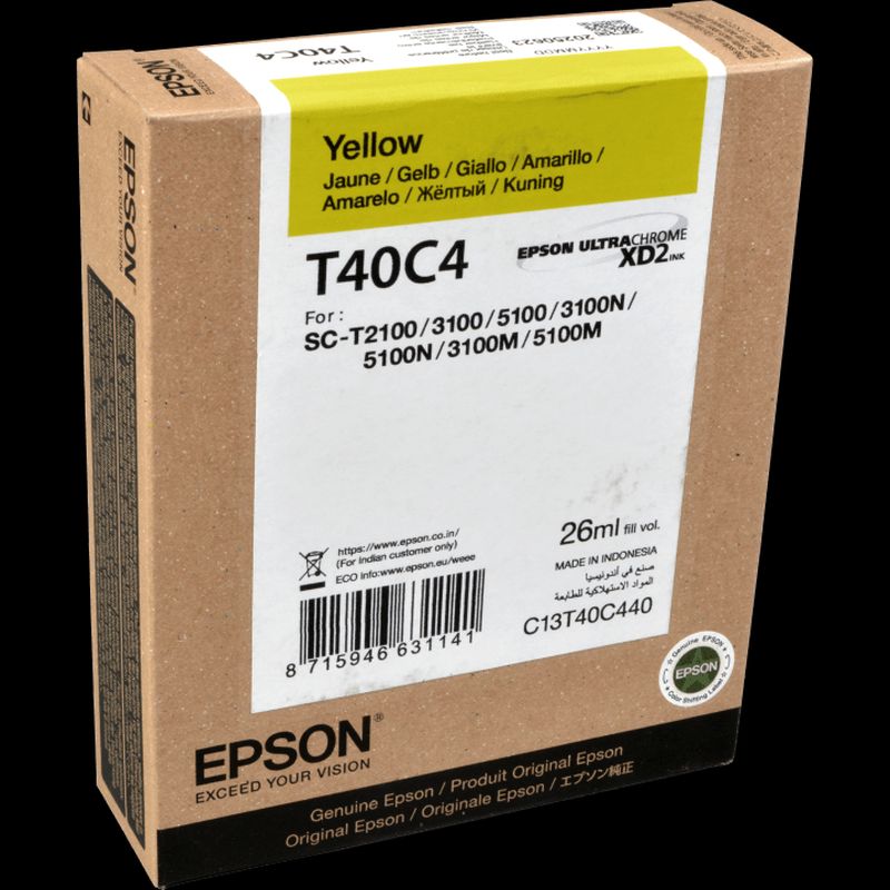 EPSON CARTUCHO TINTA T40C440 AMARILLO ULTRACHROME XD2