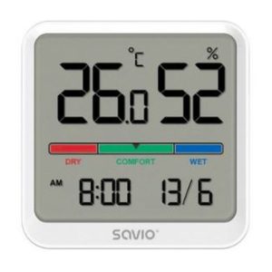 SAVIO SENSOR TEMPERATURA Y HUMEDAD CT-01/W BLANCO