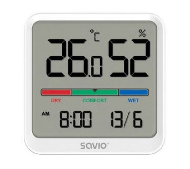 SAVIO SENSOR TEMPERATURA Y HUMEDAD CT-01/W BLANCO