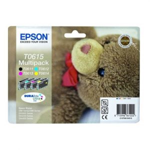 EPSON CARTUCHO TINTA T0615 VALUE PACK 4 COLORES