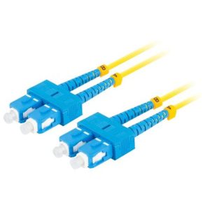 LANBERG LATIGUILLO FIBRA 2M MONO SC/UPC-SC/UPC DUPLEX G657A1 LSZH AMARILLO
