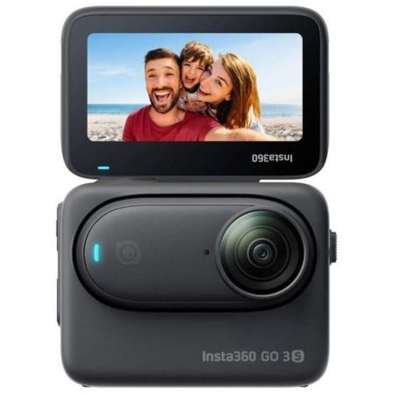 INSTA360 CAMARA DIGITAL GO 3S 4K/ Ángulo de visión 180º/ Negra