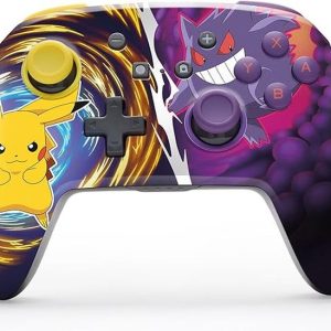 POWER A GAMEPAD SWITCH NSGP0420-01 PIKACHU VS GENGAR