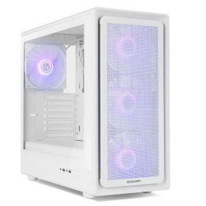 NOX CARCASA HYPERFLOW HUMMER AERO ARGB BLANCA USB 3.0 TYPE C ATX/M-ATX /ITX