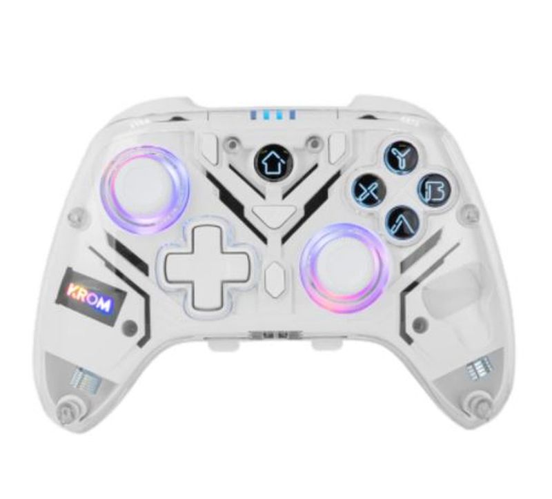 KROM GAMEPAD KRYSTAL INALAMBRICO RGB BT 5.0