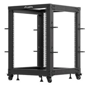 LANBERG ARMARIO RACK 19 15U 600X600 AJUSTABLE HASTA 1100 NEGRO