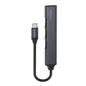 SAVIO HUB USB(C) - 3 X USB(A) 2.0 + 1 X USB(A) 3.1