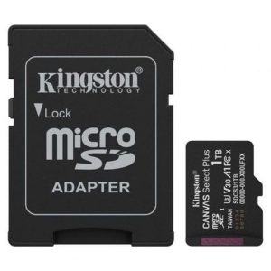 KINGSTON MICRO SD XC CANVAS SELECT PLUS CL10 1TB +ADAPT