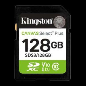 KINGSTON TARJETA SD 128GB SDXC CANVAS SELECT PLUS GEN 3