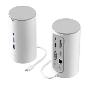 VENTION DOCKING USB-C TPHWC BLANCO 1xVGA/ 1xHDMI/ 3xUSB/ 1xUSB Tipo-C PD/ 1xUSB Tipo-C/ 1xRJ45/ 1xAudio/ 1xLector Tarjetas SD