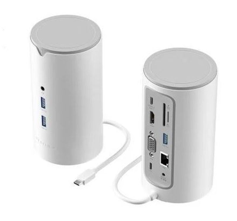 VENTION DOCKING USB-C TPHWC BLANCO 1xVGA/ 1xHDMI/ 3xUSB/ 1xUSB Tipo-C PD/ 1xUSB Tipo-C/ 1xRJ45/ 1xAudio/ 1xLector Tarjetas SD