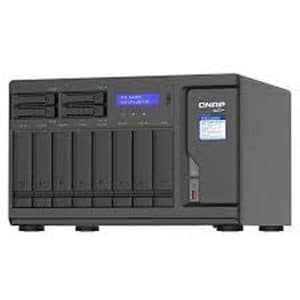QNAP NAS DE 12 BAHIA TVS-h1288X-W1250-16G NAS QuTS hero de sobremesa Intel® Xeon® W, ideal para la colaboración multimedia de alta velocidad a través de aplicaciones de máquina virtual 10GbE y Thunderbolt 3.
