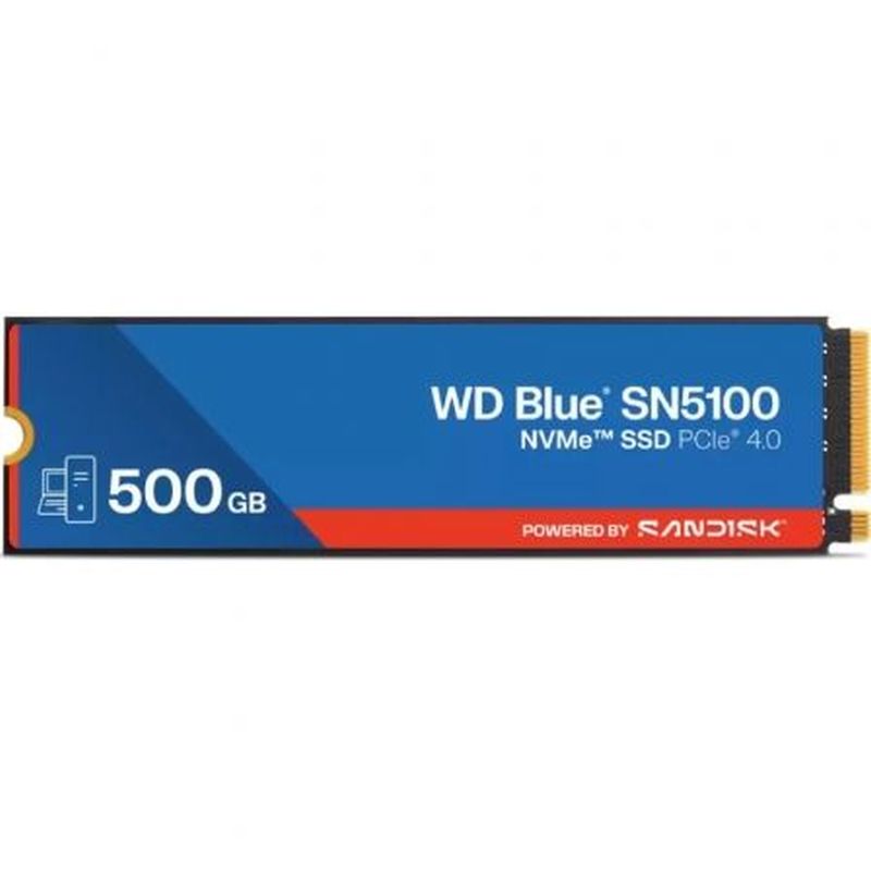 SANDISK WD DISCO DURO WDS500G5B0E 500GB M.2 2280 PCIE BLUE LECTURA 6600MB/s - ESCRITURA 5600MB/s