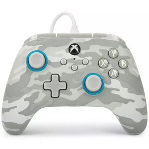 POWER A GAMEPAD XBOX SERIES XBGP0187-01R ARTIC CAMO CON CABLE