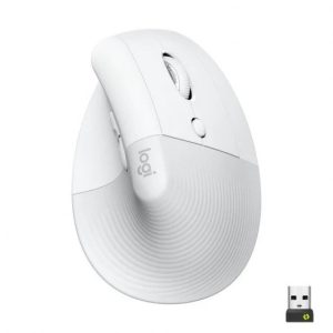RATON LOGITECH LIFT VERTICAL WIRELESS ERGONOMIC 4000DPI 6 BOTONES WHITE