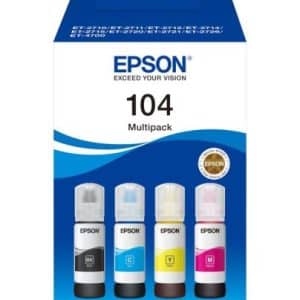 EPSON MULTIPACK BOTE TINTA Nº 104 BK/C/M/Y