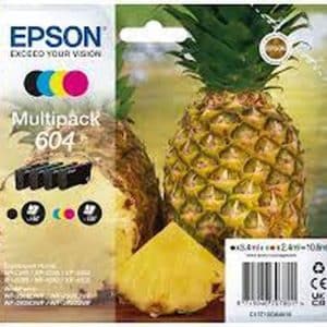 EPSON CARTUCHO TINTA T10G6 Nº 604 VALUE PACK 4 COLORES
