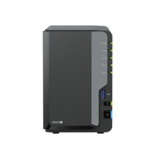 SYNOLOGY NAS DS224+ 2 BAHIAS ETHERNET J4125 NEGRO 3.5-2.5/ 2GB DDR4