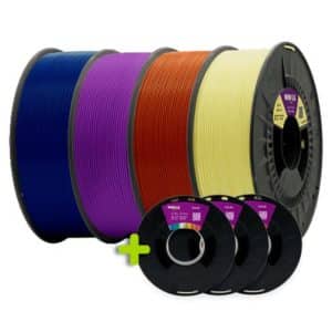 WINKLE FILAMENTO PACK MASTER TONOS INTENSOS 4 bobinas DE 1KG (marrón caoba, morado winkle, azul royal y amarillo plátano) 3 BOBINAS DE TRANSICION 300GR GRATIS