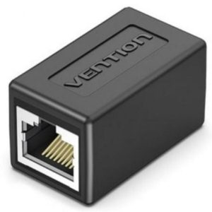ADAPTADOR VENTION RJ45 CAT.6 FTP HEMBRA - HEMBRA BLACK ( PACK 5UD )