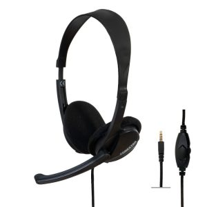 AURICULARES + MICROFONO FONESTAR HOME-35 JACK 3.5MM BLACK