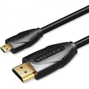 CABLE HDMI 1.4  HDMI/M - MICRO HDMI/M VENTION 1M BLACK