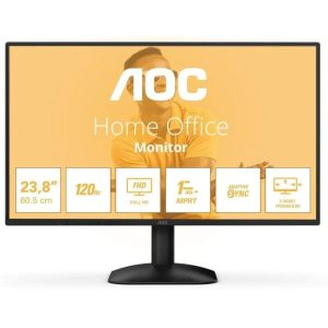 MONITOR AOC 24 IPS 100HZ 1MS VGA HDMI 3YR BLACK FRAMELESS ADAPTIVE SYNC