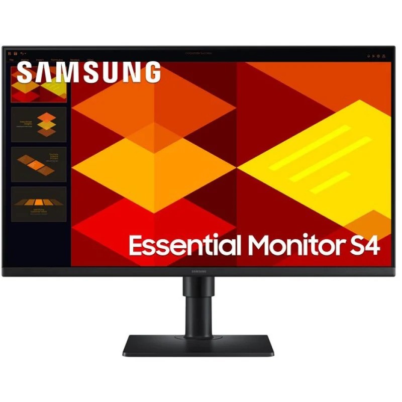 MONITOR SAMSUNG ESSENTIAL S4 27 IPS 100HZ ERGONOMICO DP HDMI BLACK