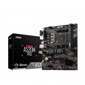 PLACA BASE MSI A520M PRO 2XDDR4 VGA + HDMI + DP