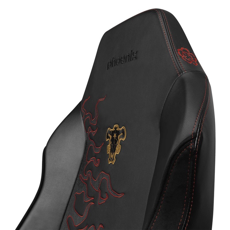 SILLA GAMING PHOENIX MONARCH BLACK COVER EDITION ASTA - Imagen 2