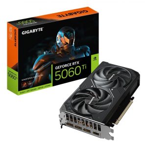 TARJETA DE VIDEO GIGABYTE RTX 5060 TI WINDFORCE MAX OC 8GB DDR7