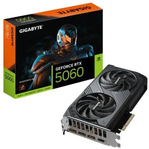 TARJETA DE VIDEO NVIDIA GIGABYTE RTX 5060 WINDFORCE 8GB GDDR7 PCIE 5.0